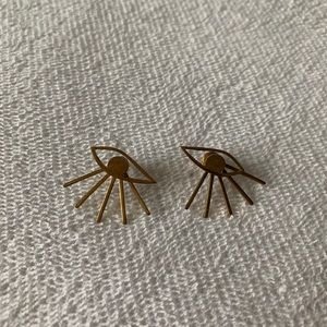 KOPI eye earrings - Brass